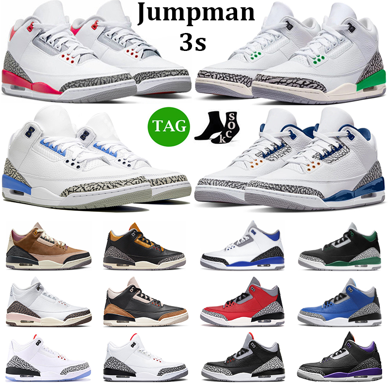 

Hotsale Jumpman 3 Basketball Shoes Men Women 3s Fire Red Wizards Lucky Green Racer Blue Archaeo Brown Dark Iris Mens Trainers Outdoor Sneakers, #14