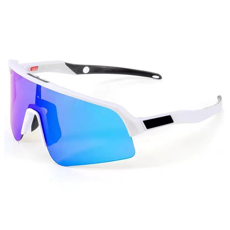 

Cycling sunglasses UV400 3 lenses Cycling eyewear Sports outdoor Riding glasses bike goggles Polarized with case for men women OO9465 lens without hole
