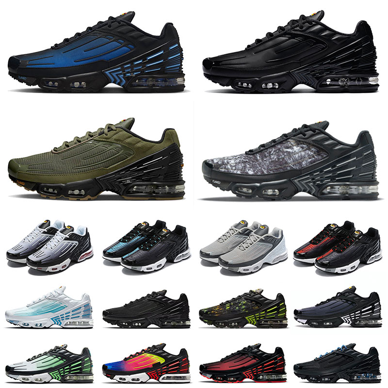 

Tn Plus 3 Men Women Running Shoes 2023 Tuned III Unity Laser Blue Tn3 Obsidian Leather All Black Smoke Grey Wolf Olive Graphic Prints Trainers Big Size 12 Sneakers Tns, 39-46 ghost green