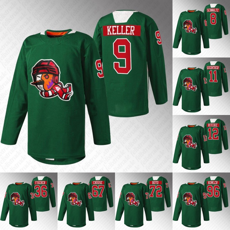 

Arizona Warmup Green Jersey Dylan Guenther Clayton Keller Karel Vejmelka Nick Ritchie Travis Boyd Nick Schmaltz Barrett Hayton Lawson Crouse Coyotes Jerseys, 14 shayne gostisbehere