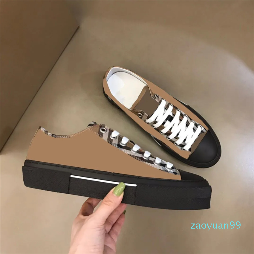 

Designer Casual Shoes Men Canvas Sneakers Classic Stripes Sneaker Vintage Check Grid Shoe Cotton Suede Trainers Print Low-top Trainer 38-44