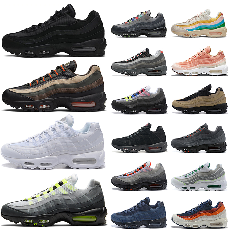 

Mens Running Shoes OG Neon Triple Black Cork Greedy Electric Green Glass Blue Midnight Navy Rise Unity Mens Women Trainers Sports Sneakers, Black blue