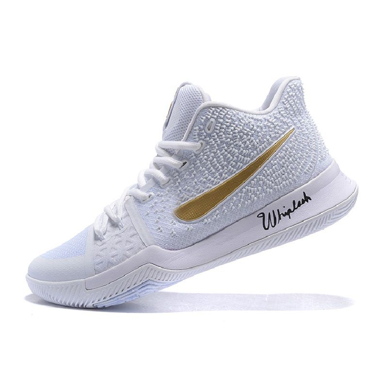 

Irving Kyrie 3 basketball shoes for Flip the switch Christmas White and Gold Chrome Black Ice Blue Easter EYBL sneakers tennis