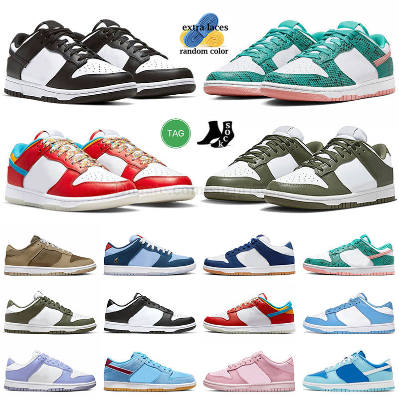

dunks low run shoe men women high top fashion running shoes fruity pebbles snakeskin medium olive green famu orange judege grey la dodgers panda triple pink sneaker, C64 36-45 fruity pebble