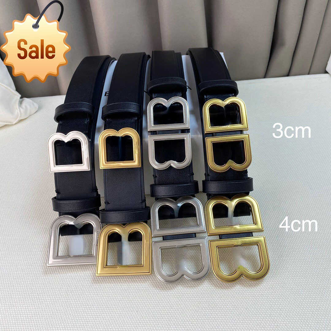 

Luxury Designer Belts Trendy b Home the Same Bb Letter Buckle for Men and Women Simple Casual with Jeans Bwidth Factory Direct Sale, Black