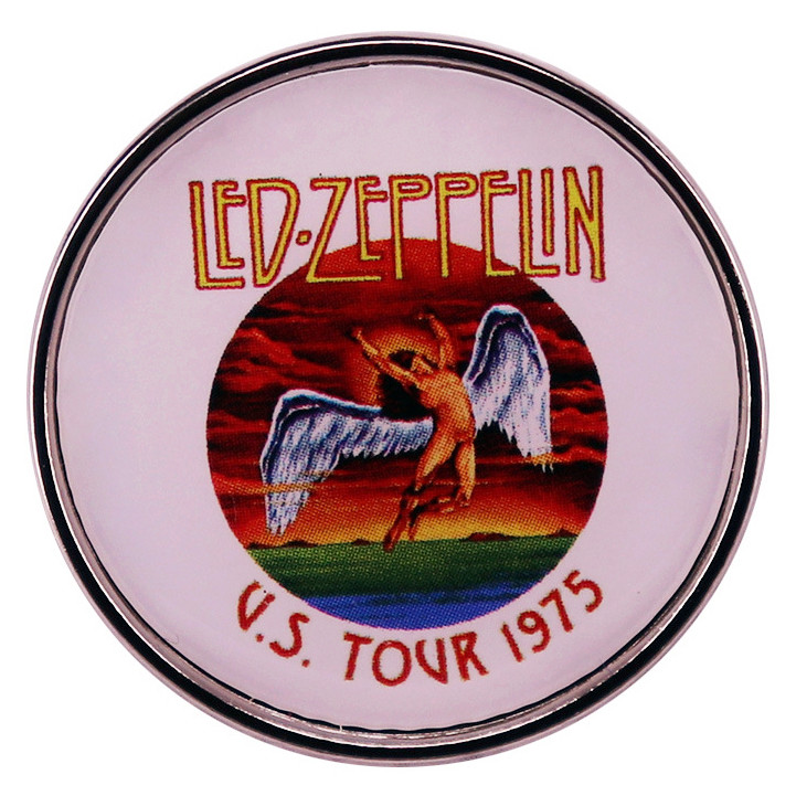 

ROCK Band Led Zeppelins Swan Enamel Pin Brooch Metal Badges Lapel Pins Brooches Backpack Collar Denim Jacket Jewelry Accessories, Color #1