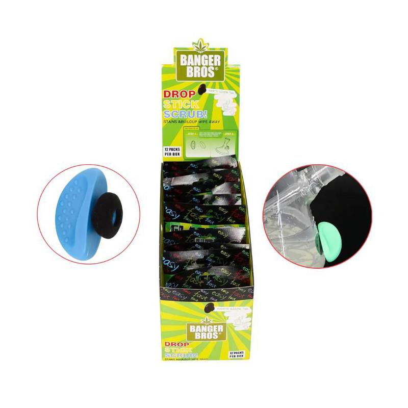 

Cleaning Tools Mini Magnetic Clean Brush Accessories Smoking Tank Hookah Drop Stick Scrub Cleaner Glass Scrubber Magnet Window Cleaners 12Pcs/pack