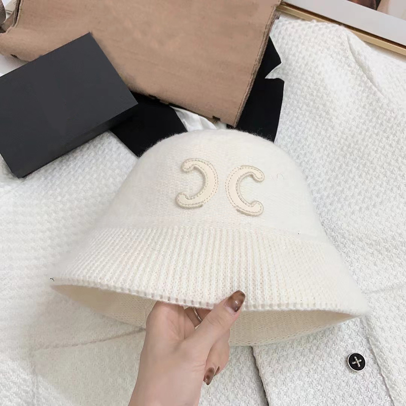 

Womens Designer Bucket Caps Mens Knit Fisherman Hat Autumn Winter Warm Hat Fashion Casual Versatile Hats Letter Cap Bonnet 2212232QS, C1