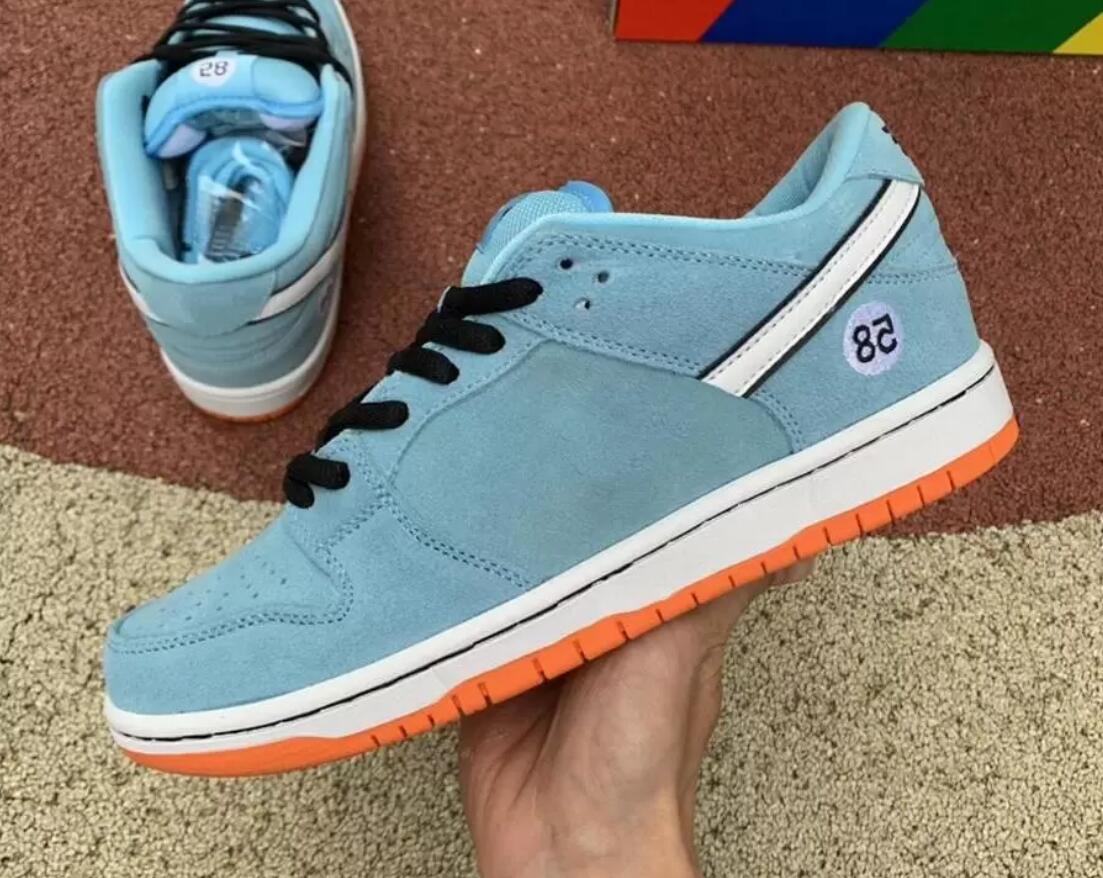 

Shoes Trainer Sneaker Dunks Low Club Platform Mens Skateboard 58 Gulf Women Men, Blue