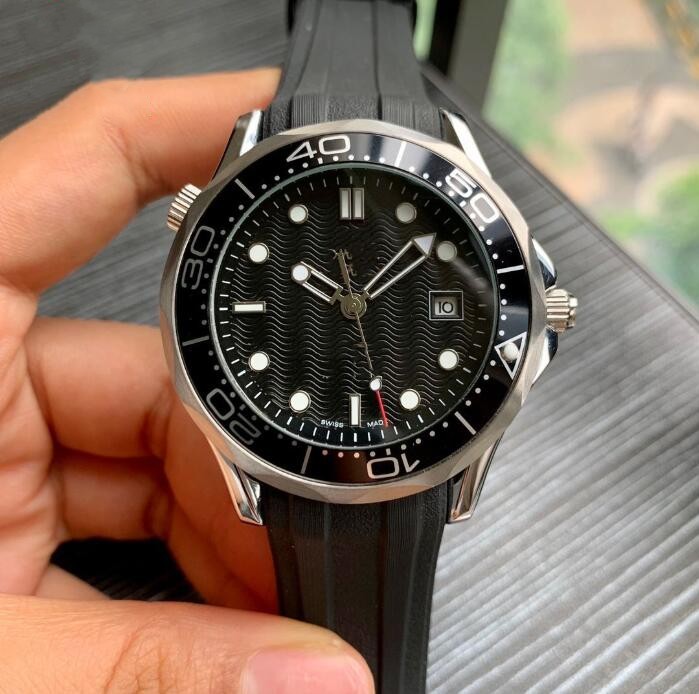 

2022 AAA watch High Quality Ceramic Bezel Luxury Business Brand Watch Sea 007 Master James Bond Men's Watches, Bla11