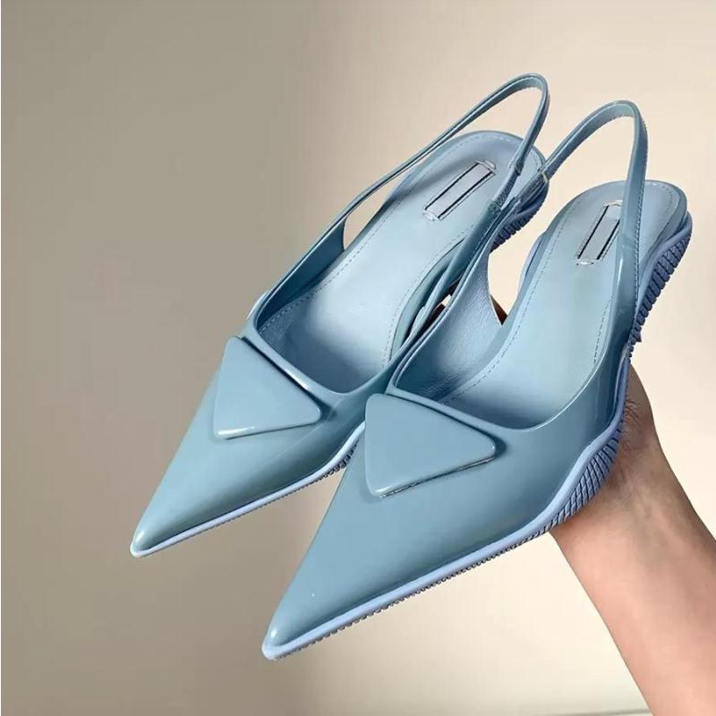 

Fashion Milano Sandals High Heels Summer Casual women flip flops lady shoes Flat Ladies loafer Genuine Patent Leather slippers Designer Rptr