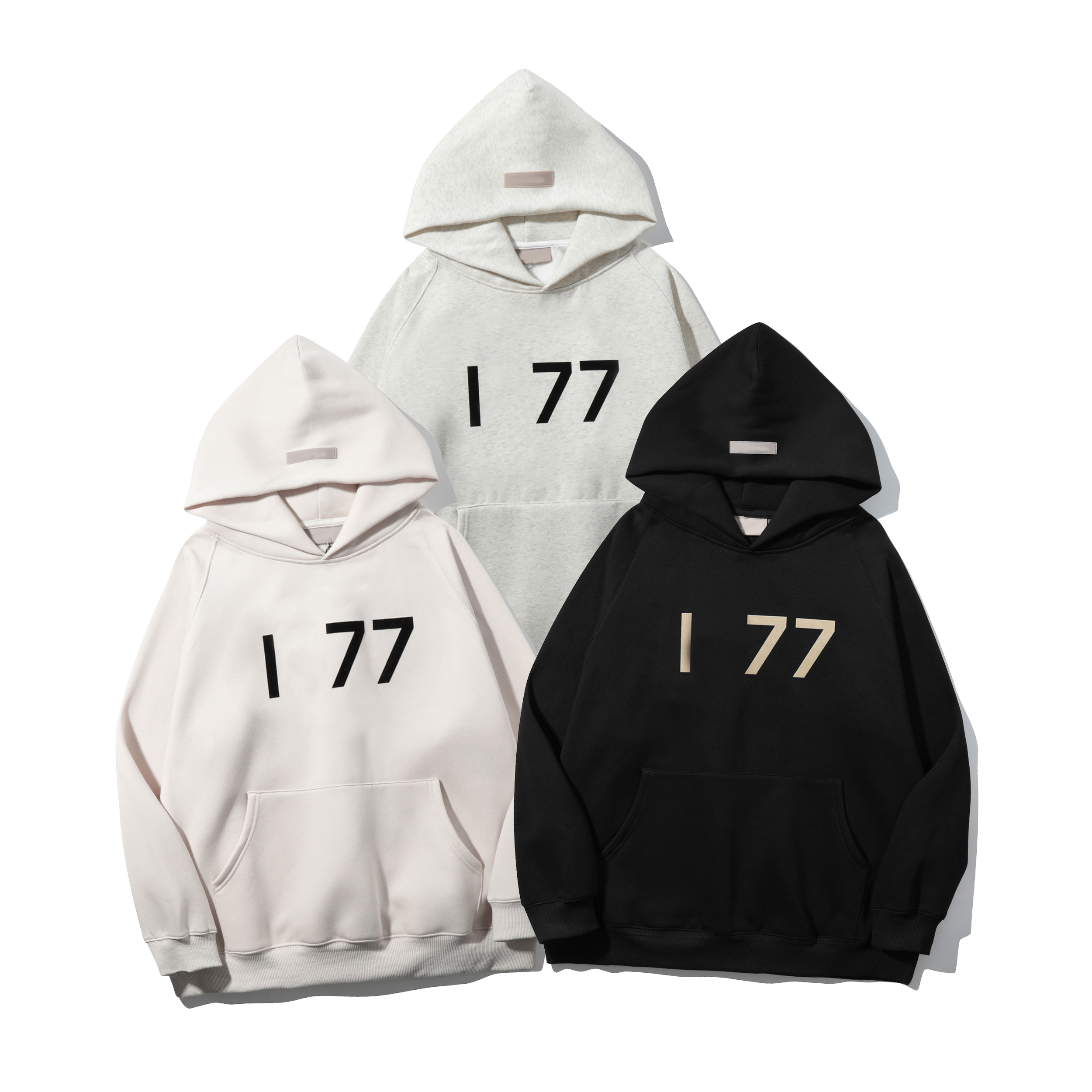 

Autumn and winter long-sleeved retro hoodie American high street sweater loose tide loose top hoodie