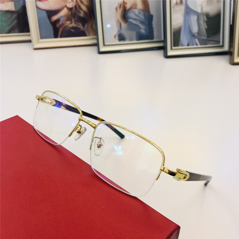 HOT vintage designer optical glasses Fashion Sunglasses Frames For men mens frame for women womens square halfframe prescription customization lense