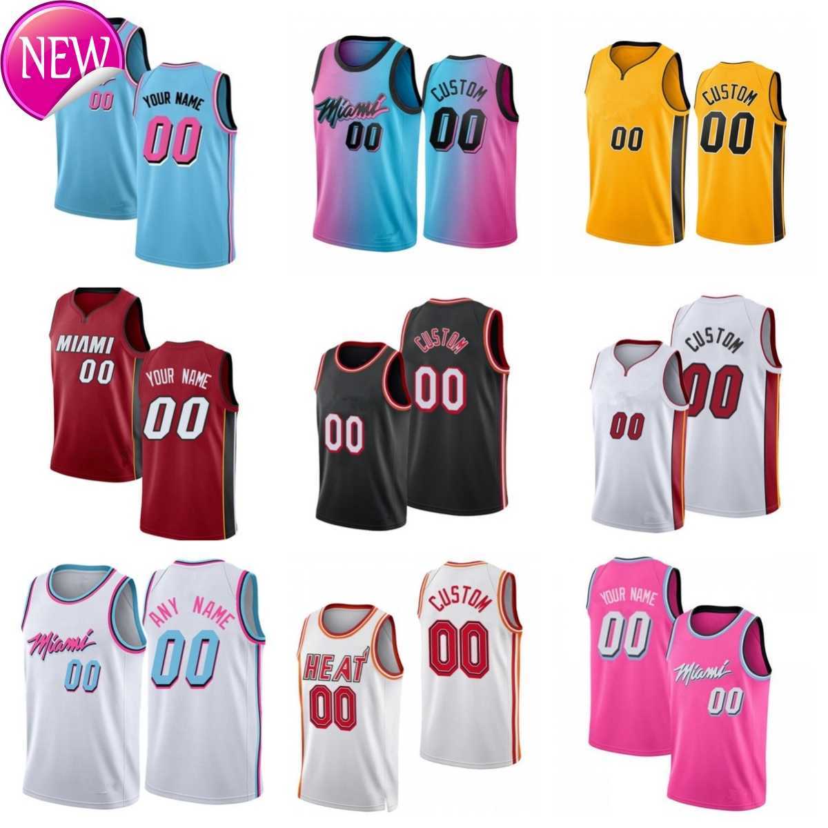 

Mens Women Youth Miami''Heat''Custom 5 Nikola Jovic 8 Jamal Cain 9 Dru Smith 24 Haywood Highsmith 40 Udonis Haslem Basketball Jersey, Colour