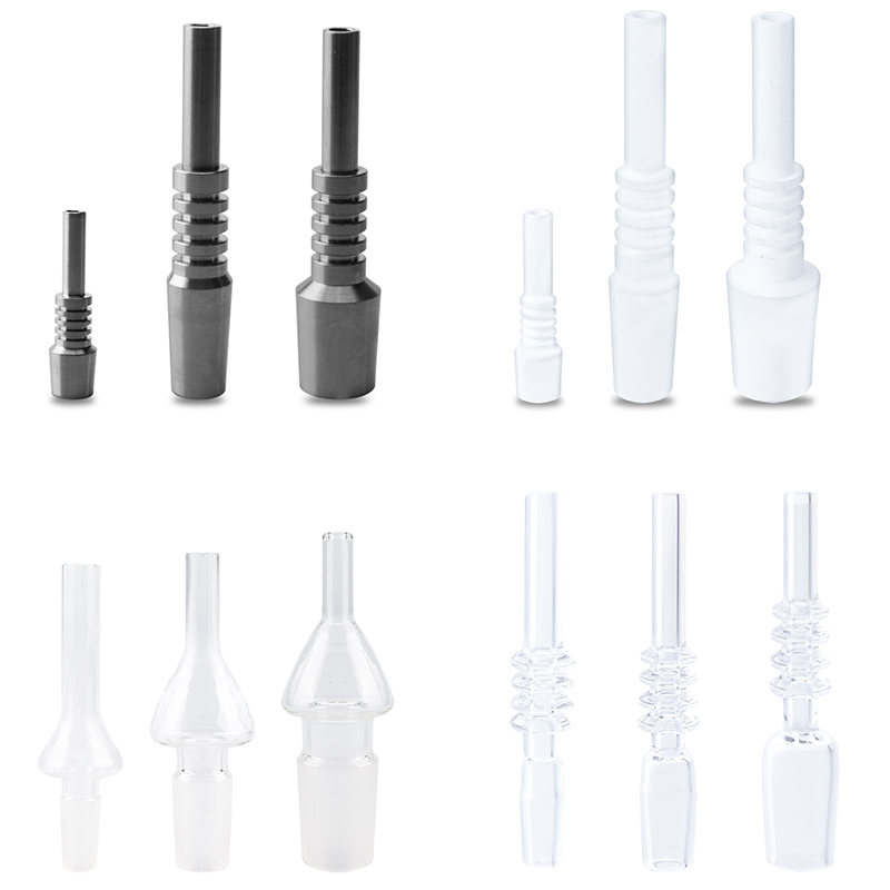 

Chinafairprice P002 Smoking Pipe Tool Glass Quartz Ceramic Metal Tip 10mm 14mm 18mm Joint Dabber Nail For Dab Rig Pipe Ash Catcher Bong