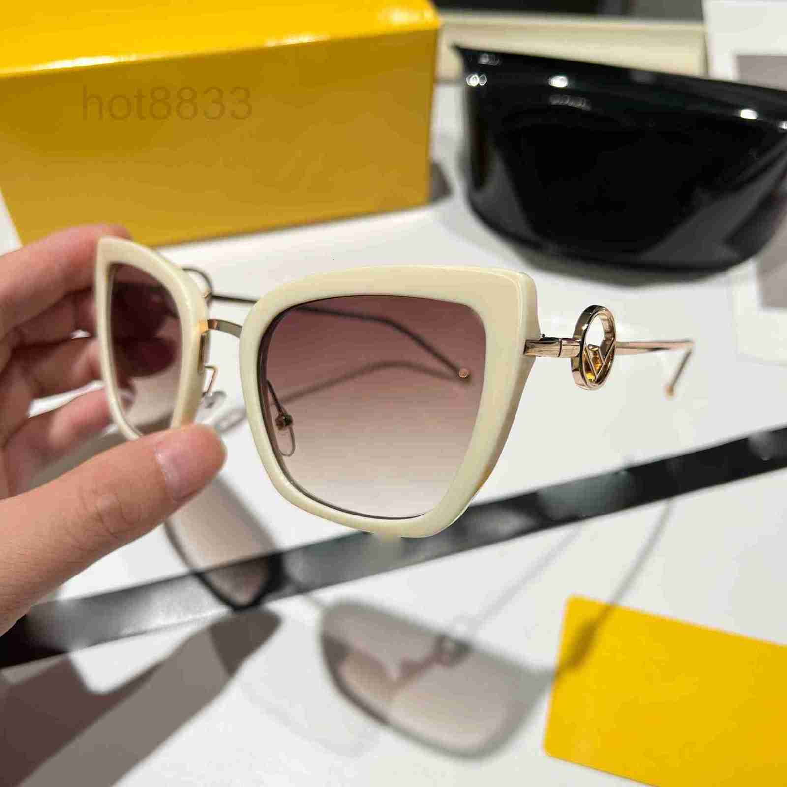 

Sunglasses Designer sunglasses Women's sunscreen ff glasses Driving trend Anti UV ins Tide F4M3