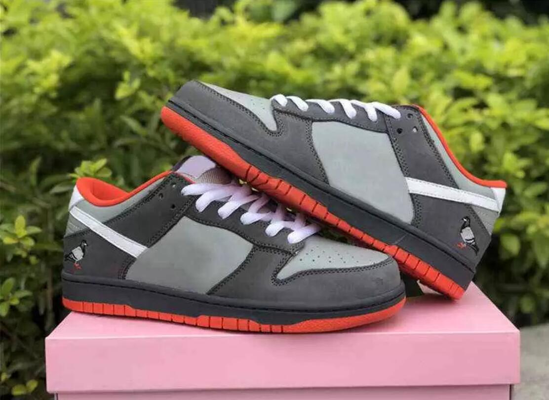

2023 Shoes Dunksy Sb Athletic Sneakers Medium Grey White Dark Grey Dove With Original Staple Low Nyc Pigeon Skateboard Men Women
