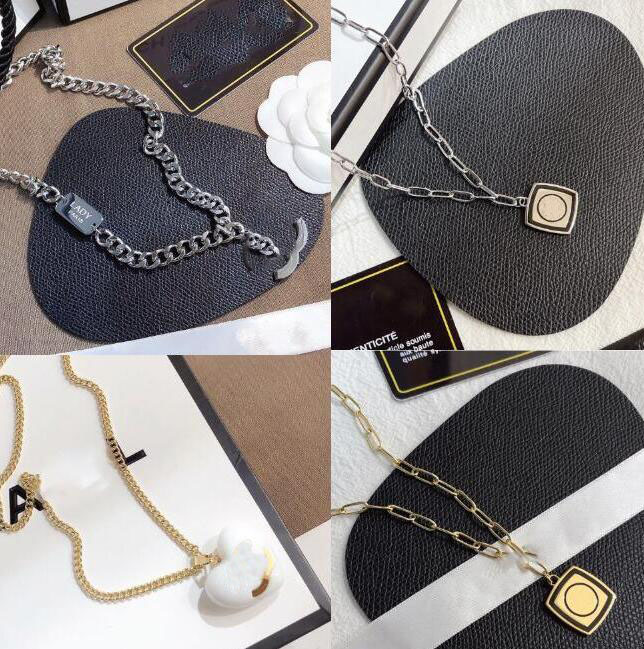 

20style Designer Pendant Necklaces Charm 18K Gold Plated Necklace for Women Gift Fashion Stainless Steel Jewellery
