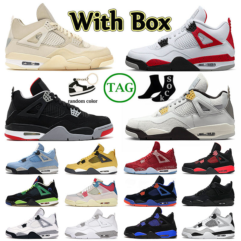 

air jordens 4 jumpmans basketball shoes 4s iv j4 offs white jorda jordam s military black cat jorden4s midnight navy bred cavs, 36-47 4 new black cat