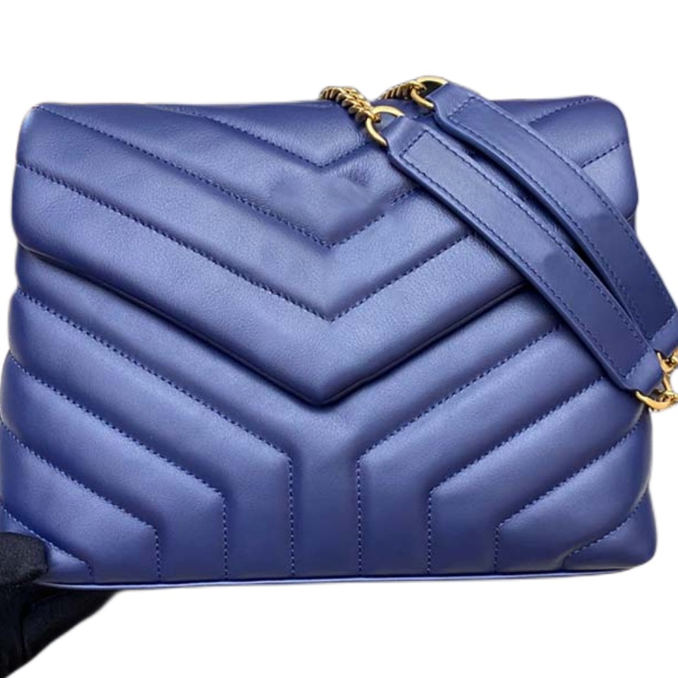 

5A designer bag handbags purse ladies luxury wallet shoulder bags original gift box handbag womens designer crossbody temperament quality Accessories, Deep blue