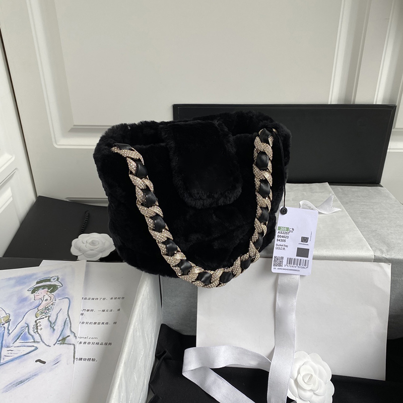 

10A Mirror quality Wool Luxury Designer Shoulder Bag Women Designer Hobo Handbag With Box C190