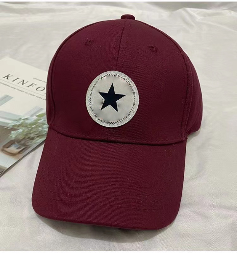 

Baseball cap letter designer hat bicolor street outdoor canvas youth street fashion item, White