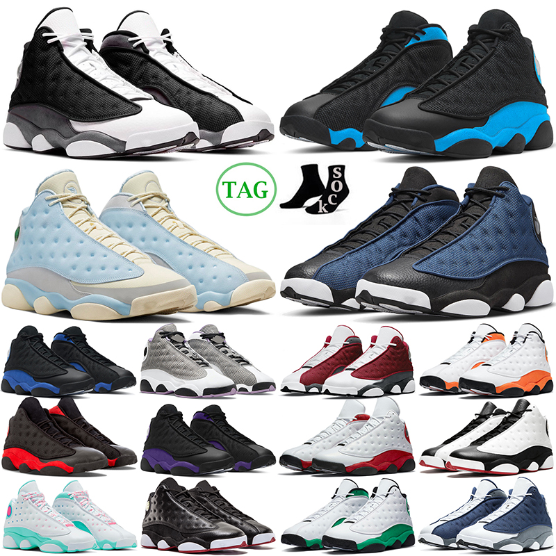 

13 13s mens basketball shoes University Blue Hyper Royal Red Flint Wolf Grey Brave Blue Obsidian Del Sol French Italy men women trainers outdoor womens sneakers, 13s rivals