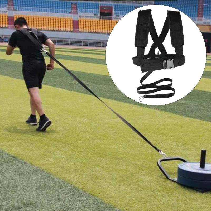 

Resistance Bands Sled Harness Tire Pulling With Y Shape Strap Training