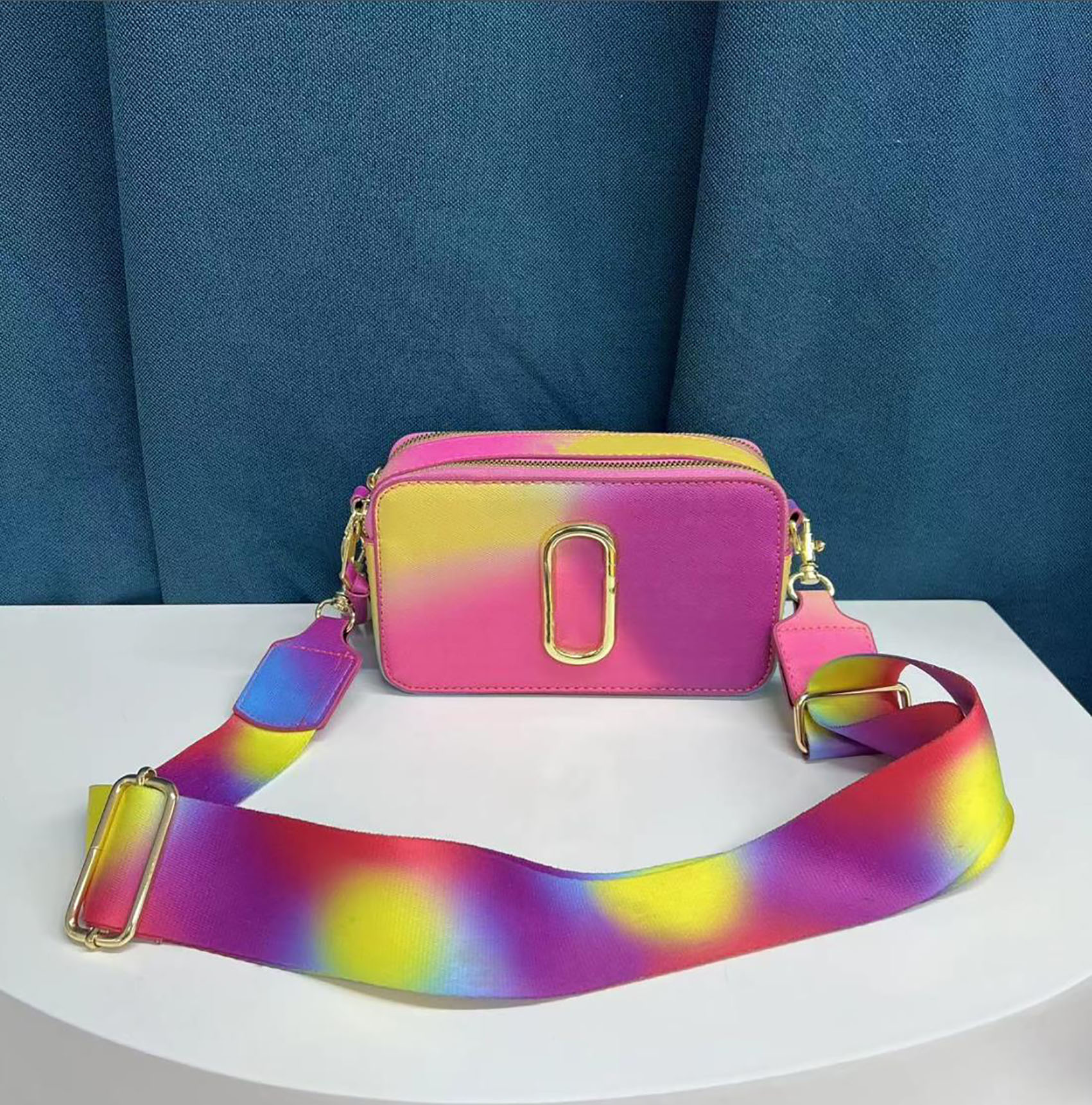 

Fashion Shoulder Bag womens mens snapshot High texture ladies bag Handbag Famous Camera designer Small Crossbody purse mini Marc Women Messenger, 19