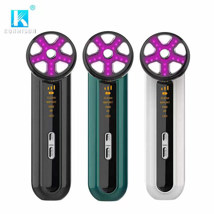RF EMS LED Light Rejuvenation Beauty Instrument Facial Mesotherapy Radio Frequency Tightening Skin Care Face Massager-image-1106158352