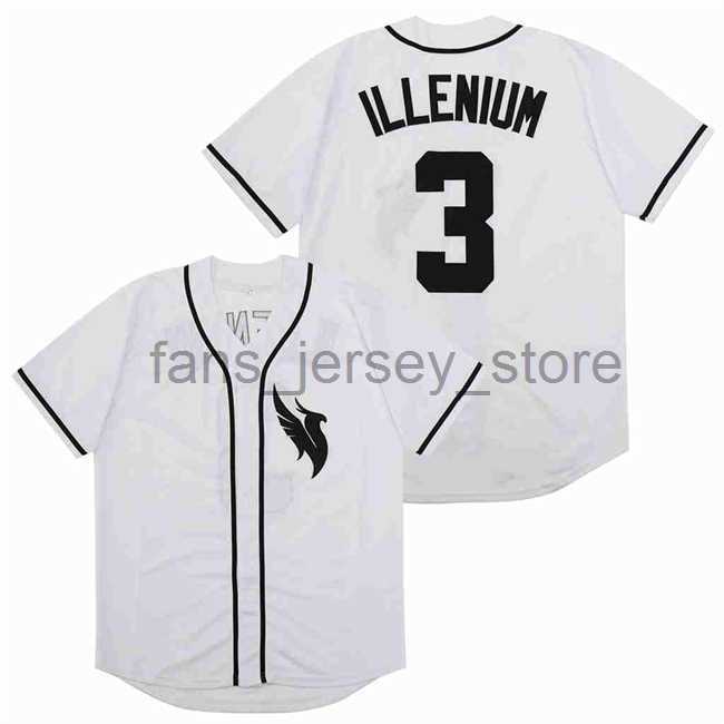 

3 Singer Illenium Baseball All Diamond Fashion Hip Hop Mens Size -2XL, As picture