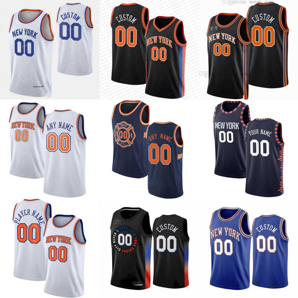 

Men Women Youth New York''Knicks''Custom 4 Derrick Rose 13 Evan Fournier 30 Julius Randle 11 Jalen Brunson 9 RJ Barrett Basketball Jerseys, Colour