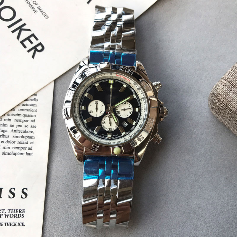 

2022 Men's Luxury Quartz Watch Fashion Leisure Business Six Needle Multifunctional Calendar Waterproof Steel Band Watches, D00000006