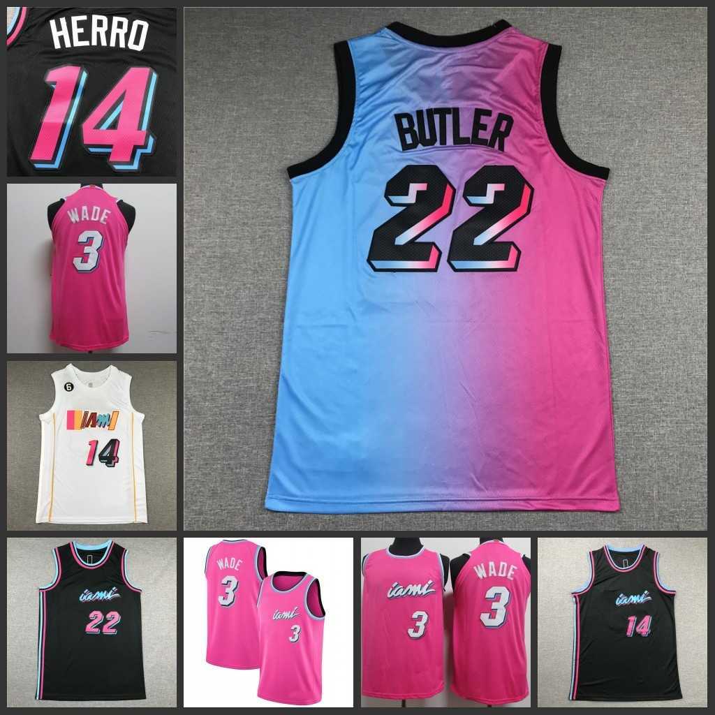 

Jimmy Butler Tyler Herro Bam Ado Basketball Jerseys Dwyane Wade Miamis Heats Victor Oladipo Caleb Martin 2022 2023 City Max Strus Kyle Lowry, Mens