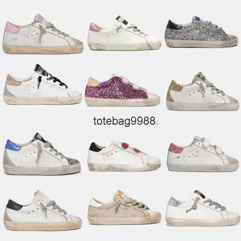 

Designer Childrens Sneakers Golden Superstar Kids Shoe Sequin Classic White Do-old Dirty Child luxury Casual Cute shoes/golden/goose, Star 13