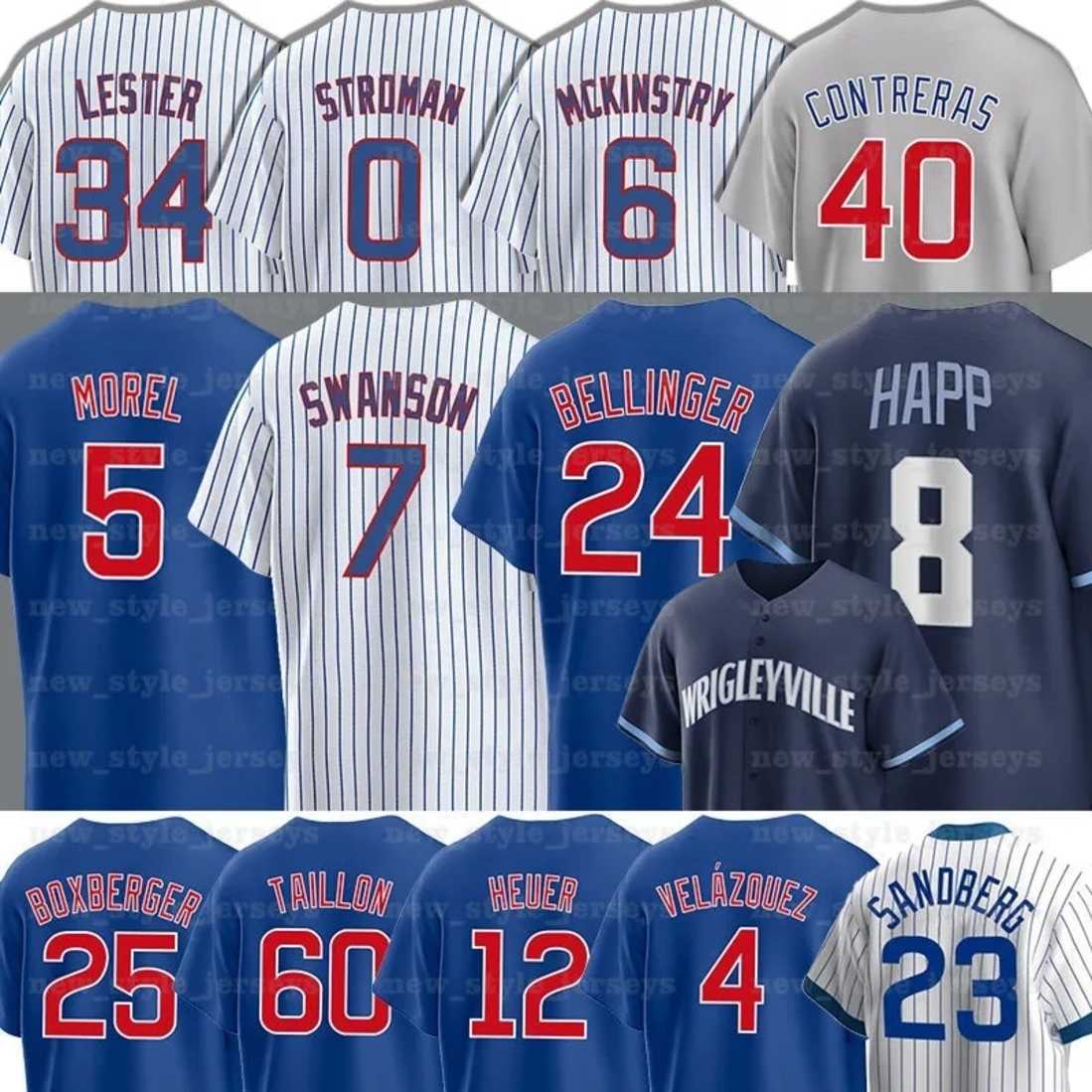 

7 Dansby Swanson Chicago Baseball Jerseys Cubs Christopher Morel Cody Bellinger Ian Happ Kyle Hendricks Jameson Taillon Jon Lester Seiya Suzuki Zach McKinstry, Youth