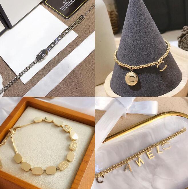 

20style Designer Branded Bracelets Women Bangle Luxury Designer Jewelry Faux Leather 18K Gold Plated Stainless steel Bracelet Womens Wedding Gifts