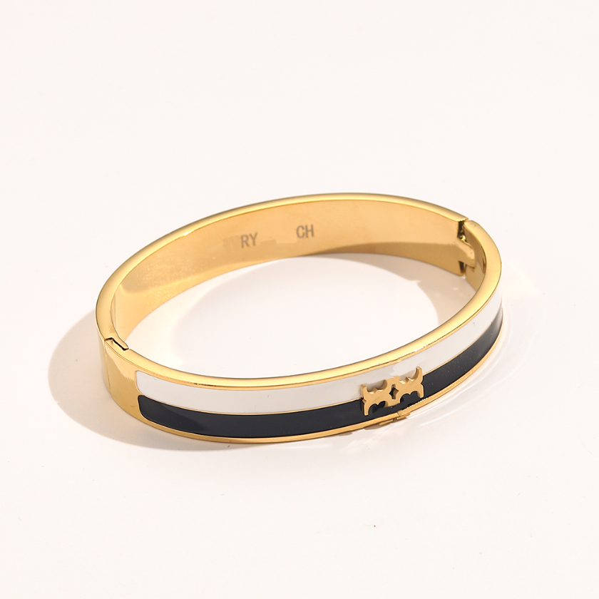 

Designer Bangles Bangle Luxury Charm Bracelets Womens Pendant Gold Black Red Letter Jewelry Plated Stainless steel Wristband Cuff Fashion Accessories Letters