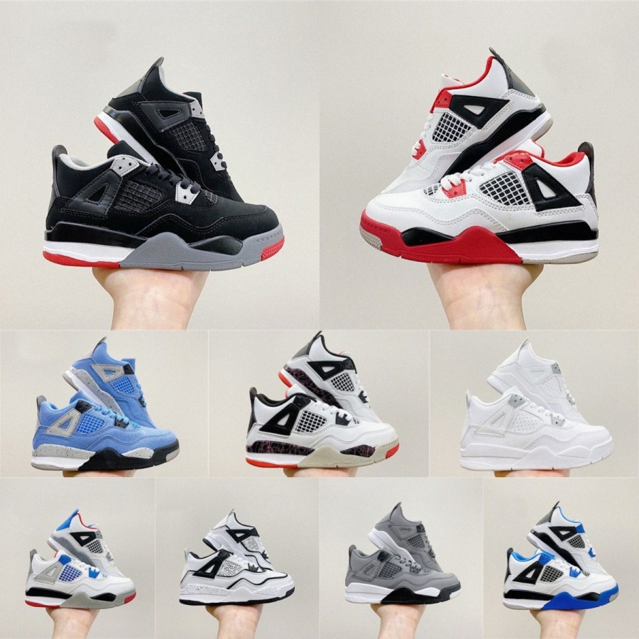 

kids shoes 4s black shoe boys cat sneaker 4 designer basketball military trainers baby kid youth toddler infants Girls Pour Athletic Outdoor