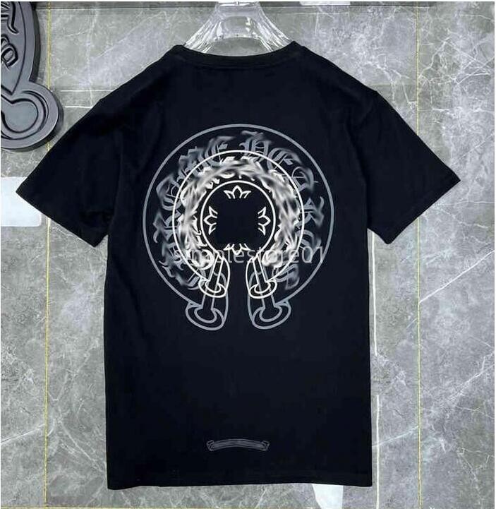 

2023Mens Classic t Shirt Heart Fashion Ch High Quality Brand Letter Sanskrit Cross Pattern Sweater T-shirts Designers Chromes Pullover Tops Cotton Tshirts 1sfi, Cust23