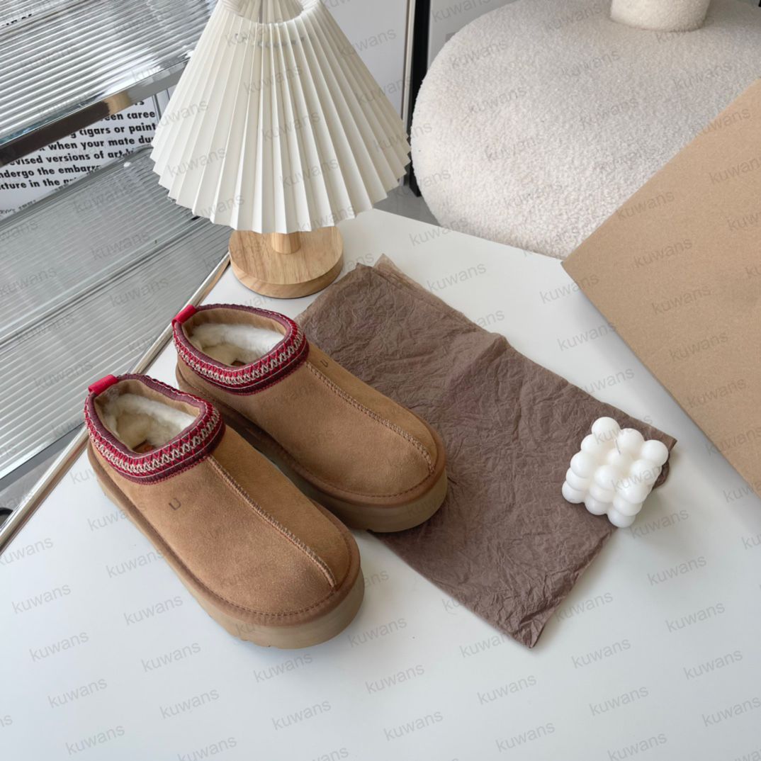 

Tasman Slippers Chestnut Fur Slides Sheepskin Shearling Tazz Classic Mules Women Men Ultra Mini Platform Boot Slip-on Shoes Suede Upper Comfort Fall Winter UGGitys, Pink