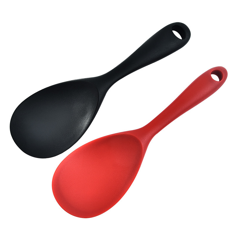 

Silicone Rice Paddle Non Stick Rice Spoon Heat Resistant Strong Steel Core for Potato Food Grade BPA Free Dishwasher Safe 122330