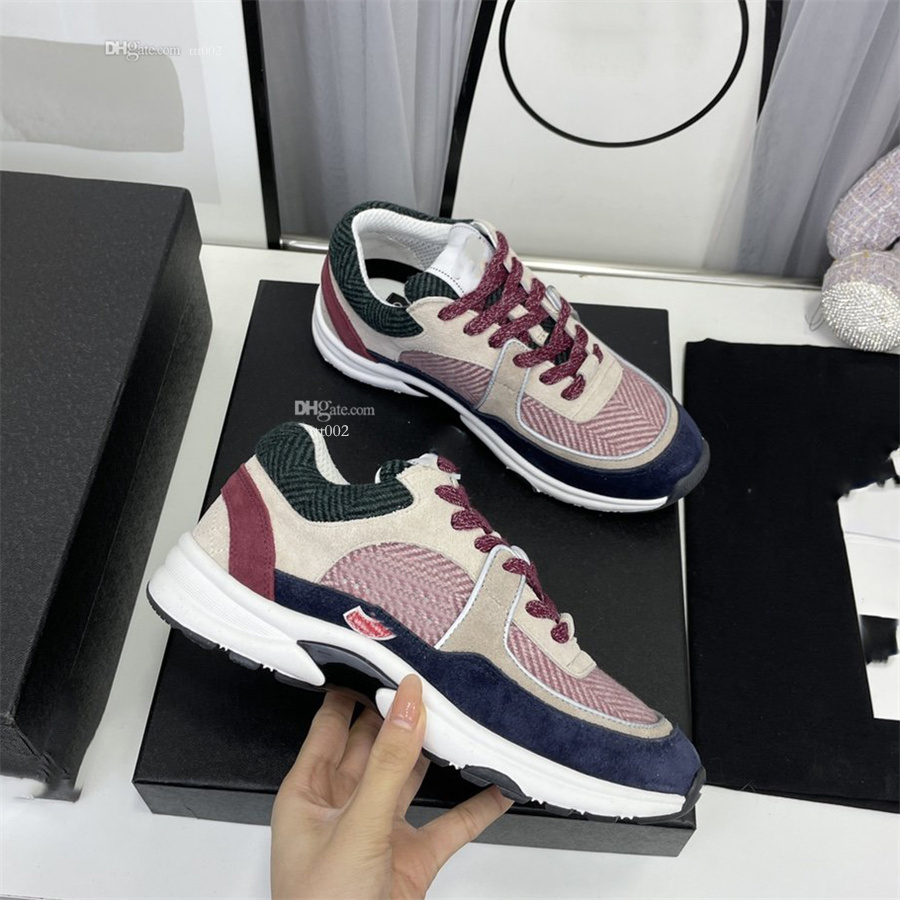 

Designer Running Shoes Fashion Sneakers Women Luxury Lace-Up Sports Shoe Casual Trainers Classic Channel Sneaker Woman Ccity gdfg, 22