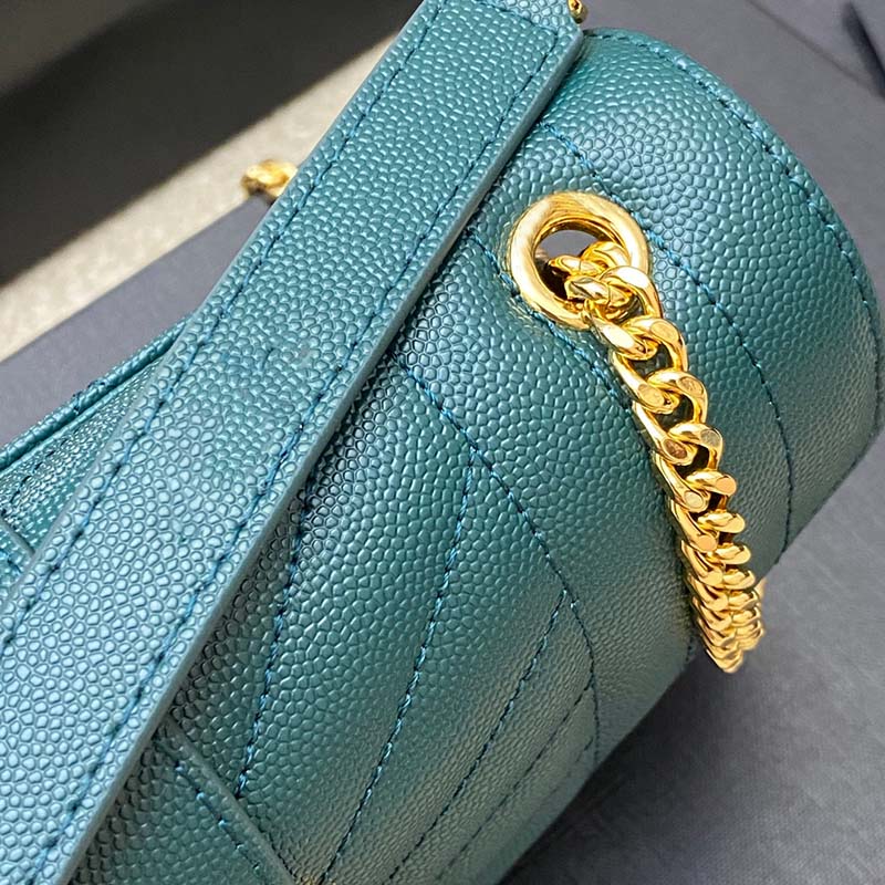 

Handbag luxurious crossbody bags designer bags woman with box shoulder chain bag clutch flap wallet purse letter solid hasp letters pochette ladies fashion, Green