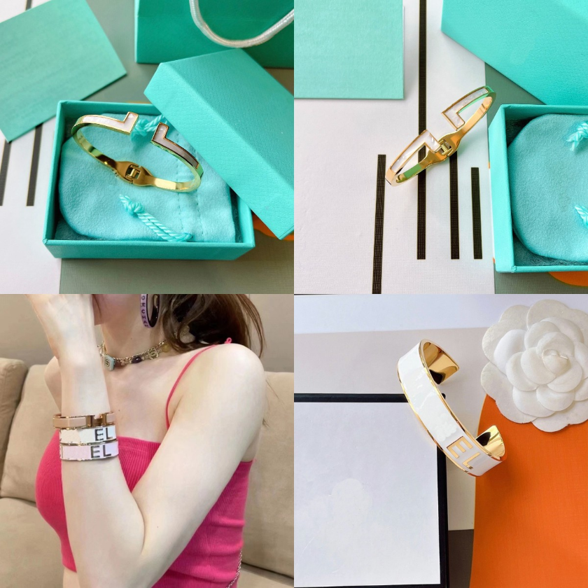 

Exquisite Fashion Bracelet Charm Young Style Bangle Classic Luxury Design Jewelry Exquisite Womens Gift Family Birthday Couple Valentine's Day 18k Gold Plated