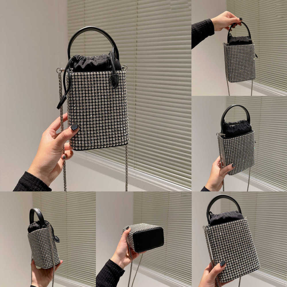 

wan Evening Bags Totes Designer Bag Sparkling The Tote Women Wang Black Purse Handbag Quality Diamonds Luxury Shoulder Lady Chain Handbags Crossbody 221223, Al06-1