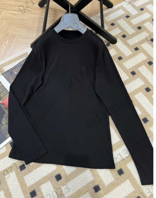 

Womens T-shirts Classic Crewneck Design Silhouette Long Sleeve T-shirt Cotton Fabric Comfortable Tops Fashion Brand Women Apparel 1970, 16