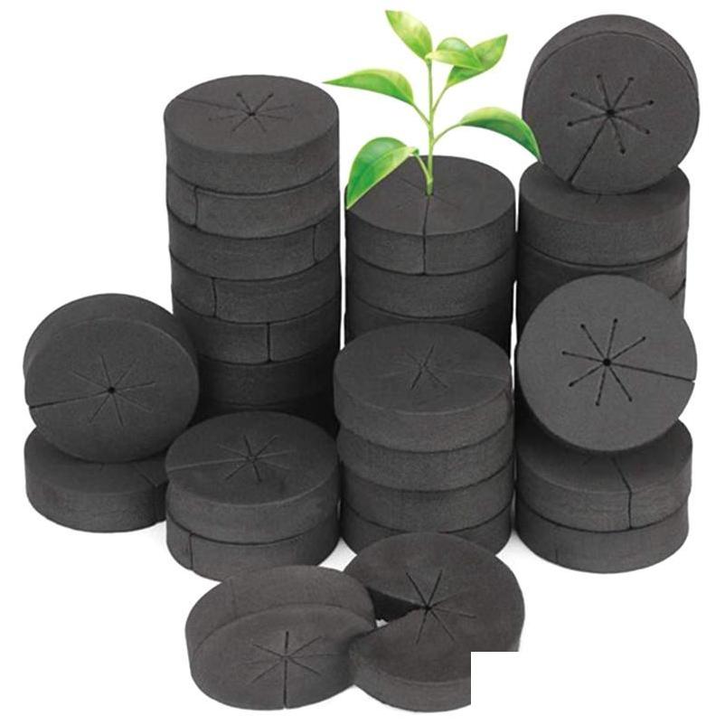 planters pots 60pcs garden clone collars neoprene inserts sponge block for 2 inch net hydroponics systems and cloning machines