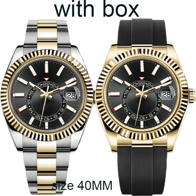 

Mens watch designer luxury watches 40mm mechanical automatic movement sliding stainless steel rubber strap automatic luminous waterproof Orologio. RELOJ HOMBRE, Tool