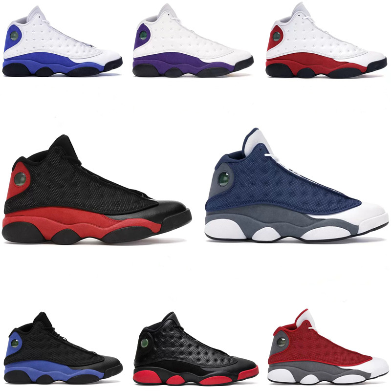 

Retro 13 OG University Blue Basketball Shoes Jumpman 13s Mens Starfish Gym Red Flint Grey Black Cat Altitude Hyper Royal Court Purple He Got Game Bred Chicago Sneakers, #9